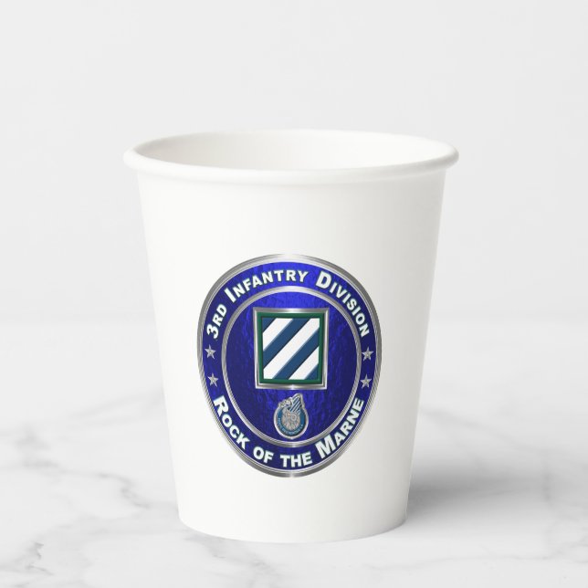 3rd Infantry Division  Paper Cups (Front)
