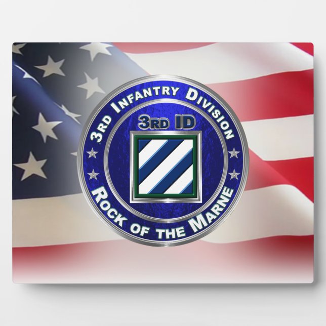 3rd Infantry Division  Plaque (Front)