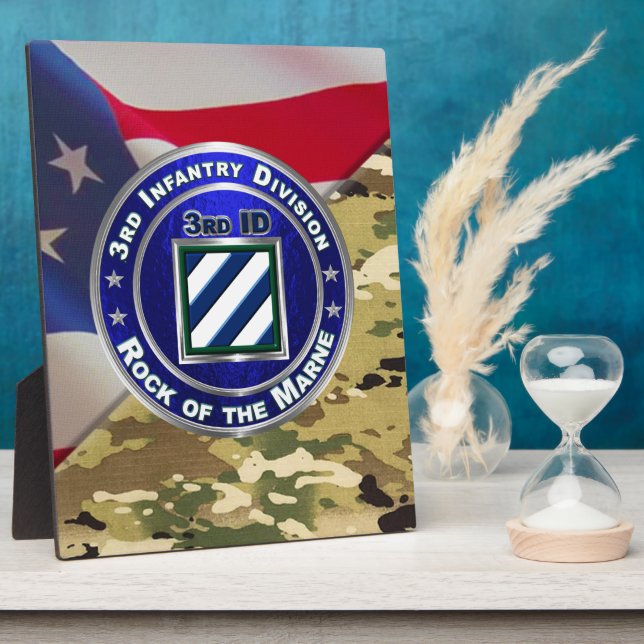 3rd Infantry Division  Plaque (Side)