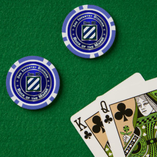 3rd Infantry Division Poker Chips
