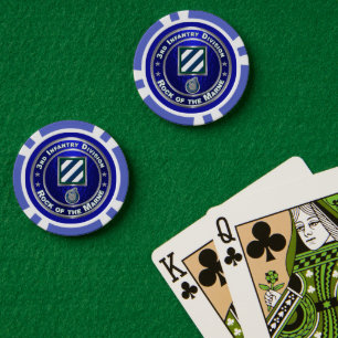 3rd Infantry Division Poker Chips