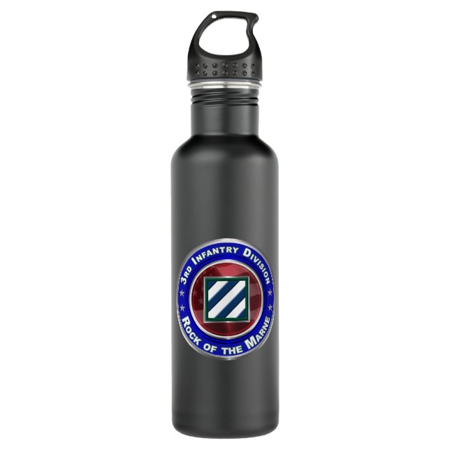 3rd Infantry Division “Rock of the Marne” 710 Ml Water Bottle (Front)