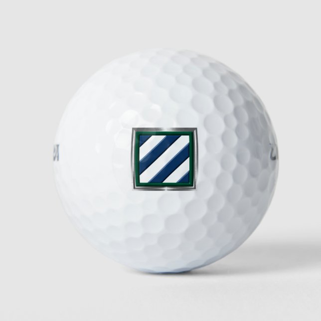 3rd Infantry Division “Rock of the Marne”  Golf Balls (Front)