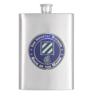 3rd Infantry Division Rock of the Marne! Hip Flask