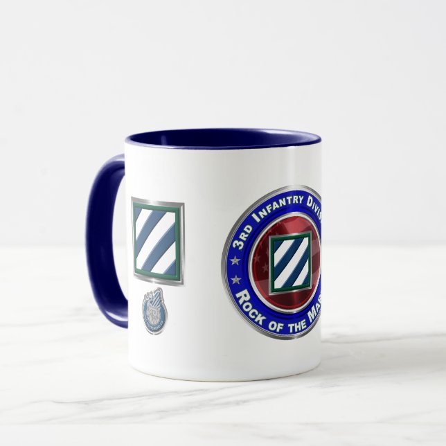3rd Infantry Division Rock of the Marne! Mug (Front Left)