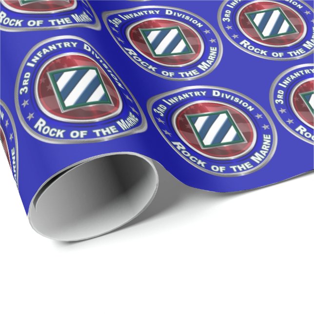 3rd Infantry Division-Rock of the Marne Wrapping Paper (Roll Corner)