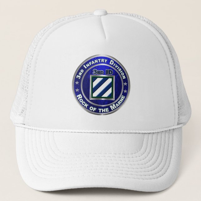3rd Infantry Division  Trucker Hat (Front)