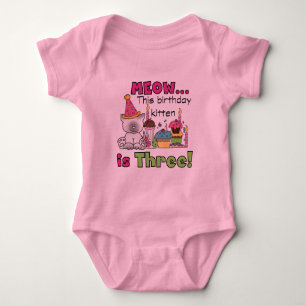 3rd Kitten Birthday T-shirts and Gifts