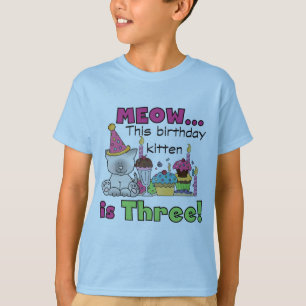 3rd Kitten Birthday T-shirts and Gifts