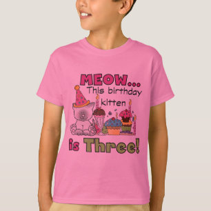 3rd Kitten Birthday T-shirts and Gifts