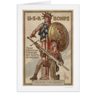 3rd Liberty Loan Campaign Boy Scouts (Restored)