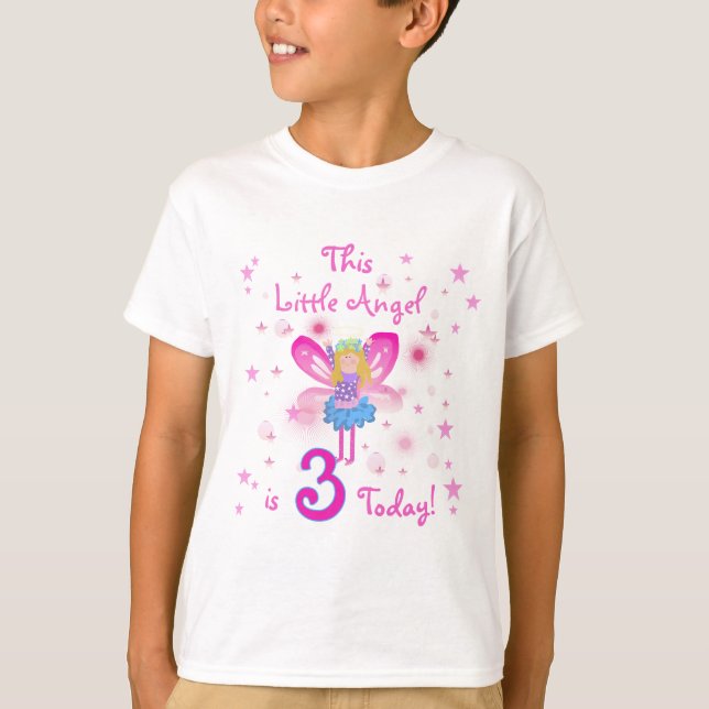 3rd Little Angel Birthday Tshirts and Gifts (Front)