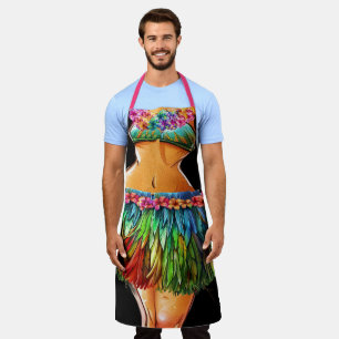 3rd Luau or Kitchen Laughter Apron