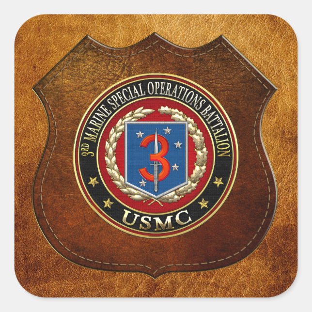 3rd MSOB [3D] Square Sticker (Front)