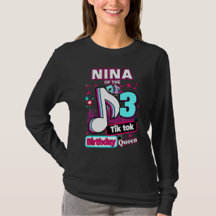3rd Musical Birthday Of Nina Queen T-Shirt