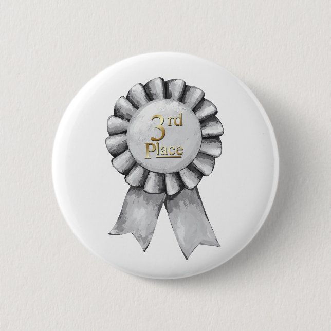 3rd Place Ribbon Button (Front)