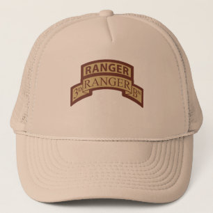 3rd Ranger Bn, Ranger Tab, Desert Trucker Hat