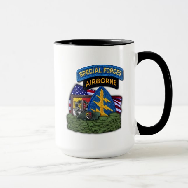 3rd SF SFG Special Forces Group Veterans Vets Mug (Right)