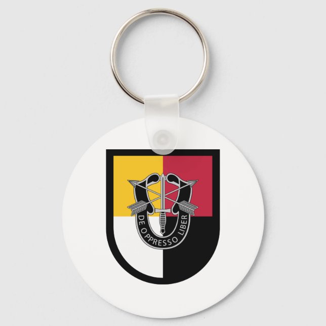 3rd Special Forces Group Flash Key Ring (Front)