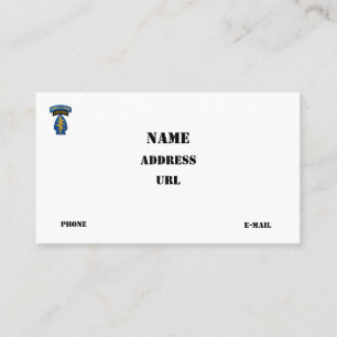 3rd Special Forces Group Green Berets SF SFG Business Card