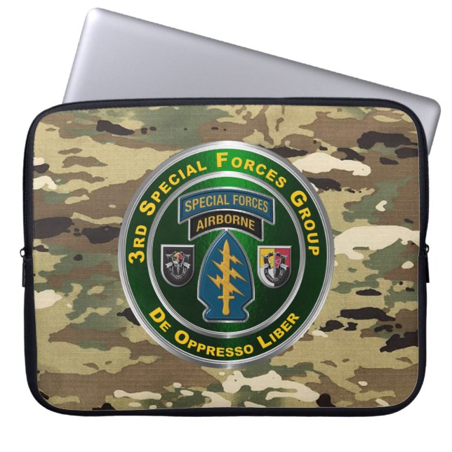 3rd Special Forces Group Laptop Sleeve (Front)