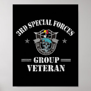 3rd Special Forces Group Veteran 3rd Sfg Memorial  Poster