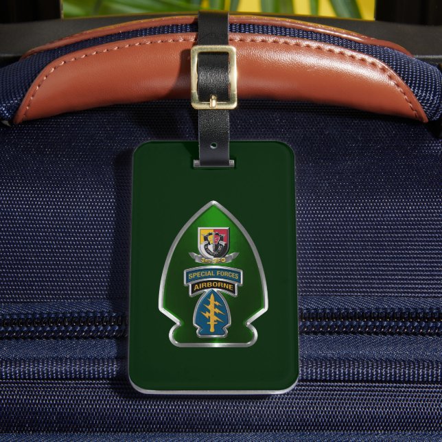 3rd Special Forces    Luggage Tag (Front Insitu 2)