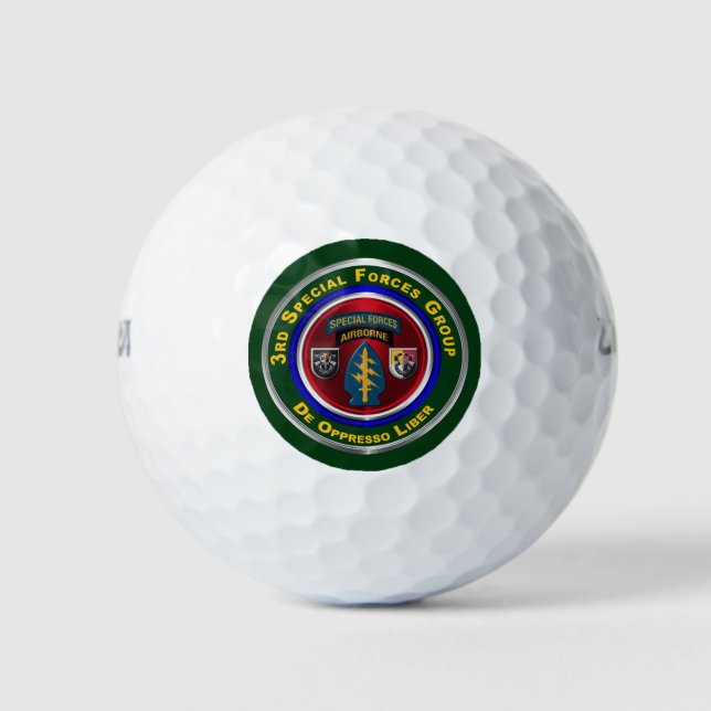 3rd Special Operations Group Airborne  Golf Balls (Front)
