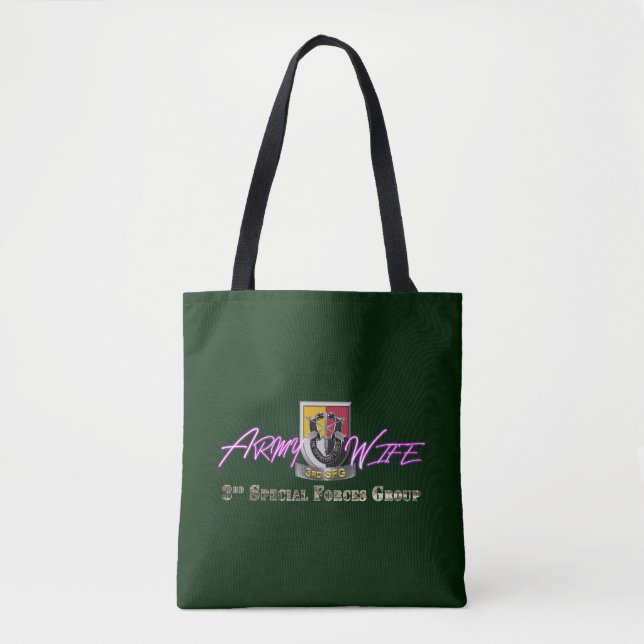 3rd Special Operations Group Army Wife Tote Bag (Front)