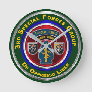 3rd Special Operations Group Keepsake Round Clock