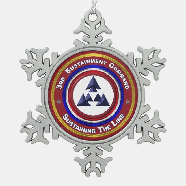 3rd Sustainment Command Christmas Ornament (Front)