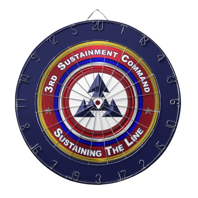 3rd Sustainment Command  Dartboard (Front)