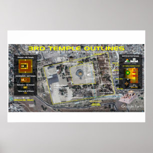 3rd Temple Outlines Poster