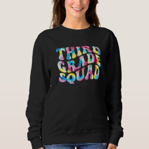 3rd Third Grade Squad Teacher Back To School Retro Sweatshirt