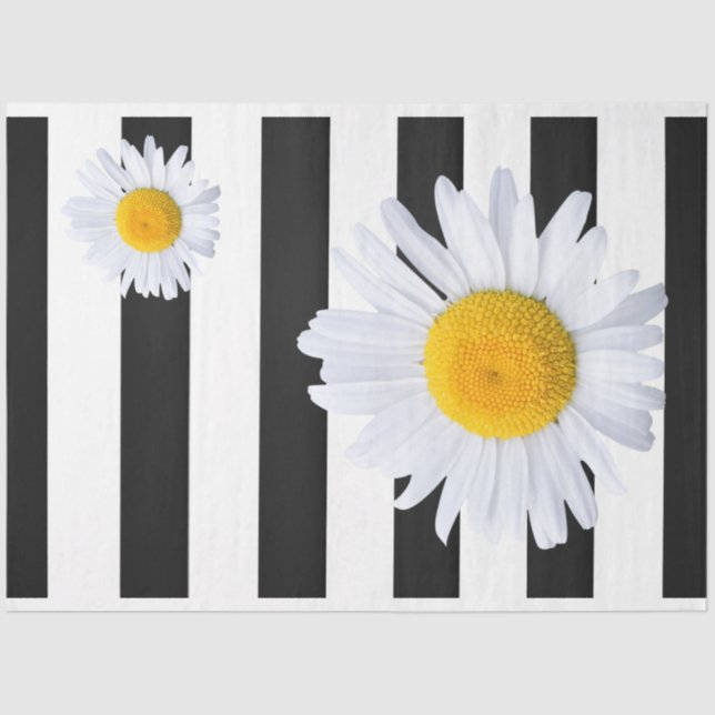 3S Daisy Flower Decoupage Tissue Paper (Front)