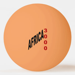3star AFRICA 3000 Orange Ping Pong Balle Ball