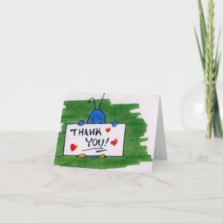 <3thank you<3 thank you card
