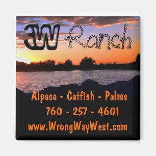 3W Ranch Magnet