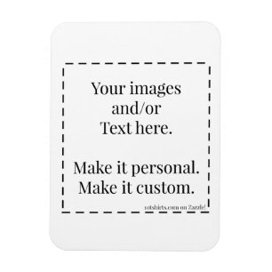 3x4" Ready to customise magnet