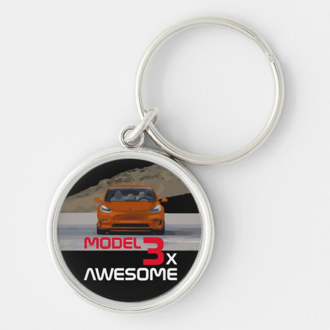 3X AWESOME KEY RING (Front)
