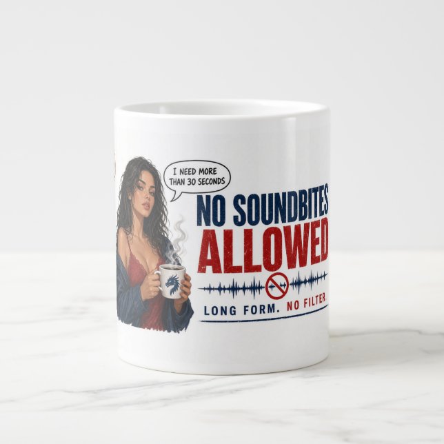 3x The Intensity! Large Coffee Mug (Front)
