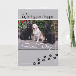 4004 Boss's Day Dogs, All of Us Card