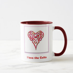 4009_celtic-heart, I love the Celts Mug