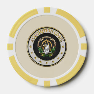 [400] Acquisition Corps (AAC) Branch Insignia [3D] Poker Chips