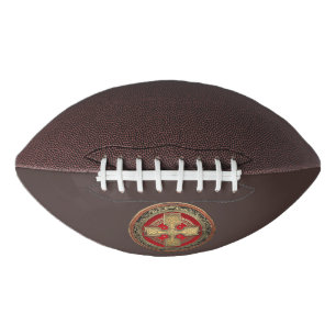 [400] Ancient Celtic Sacred Gold Knot Cross Football
