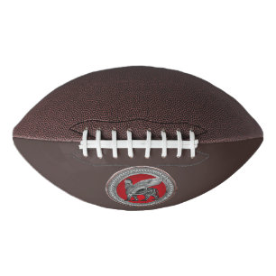 [400] Assyrian Winged Lion: Silver & Black Lamassu Football