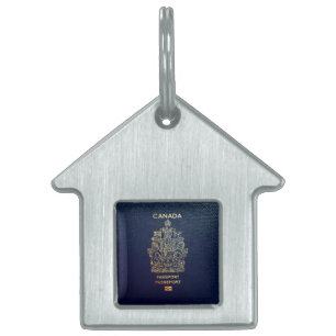 [400] Canadian Passport Cover Pet ID Tag