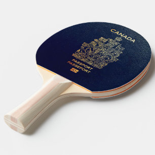 [400] Canadian Passport Cover Ping Pong Paddle