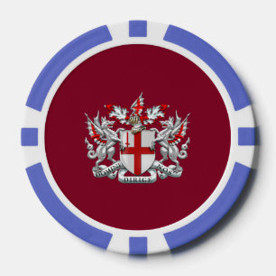 [400] City of London - Coat of Arms Poker Chips