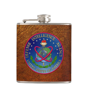 [400] Defence Intelligence Agency (DIA) Seal Hip Flask